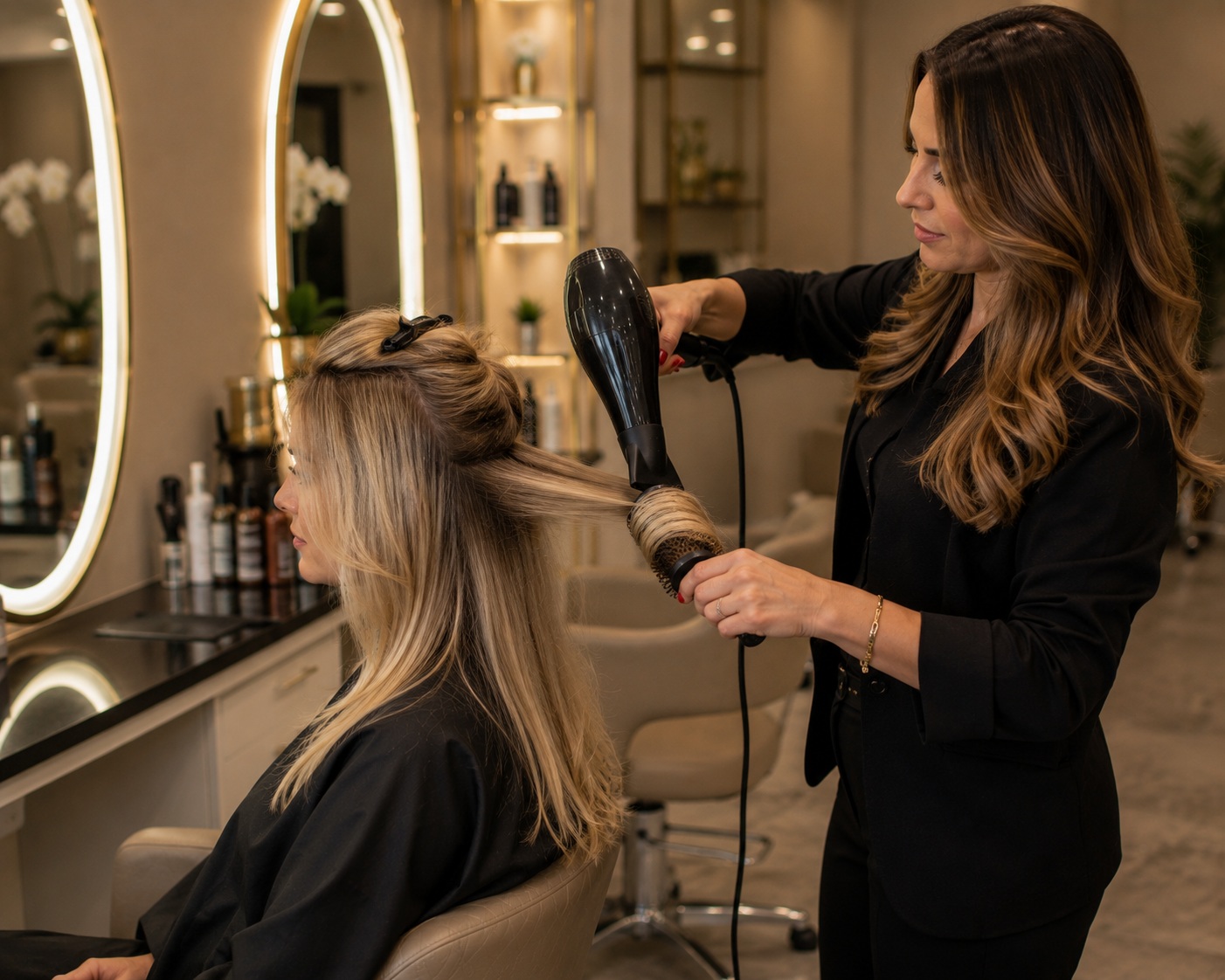 Escova e finalização de cabelo na Savassi em Belo Horizonte
