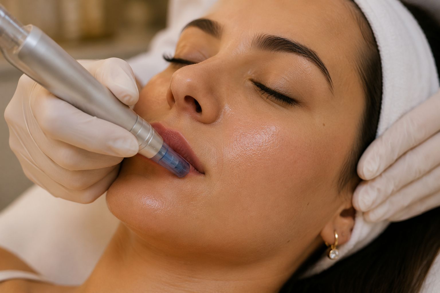 Microagulhamento facial na Savassi em Belo Horizonte em ambiente elegante e acolhedor