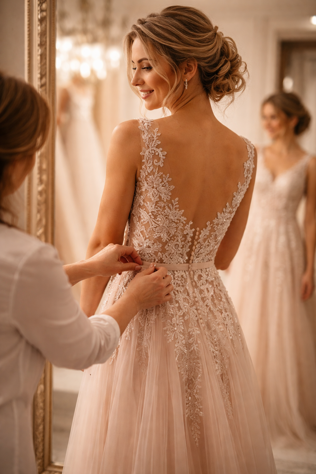 Vestido de festa sob medida criado no ateliê Magnifique Estilo em Belo Horizonte